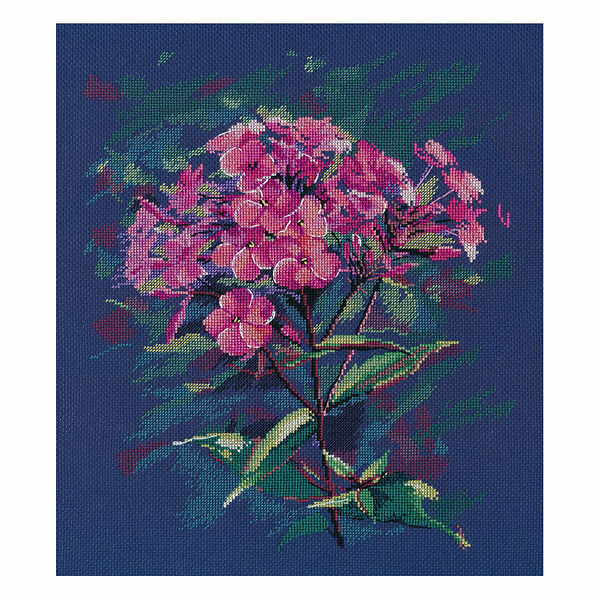 1590 Набор для вышивания ОВЕН 'Флоксы' 24*29см
