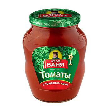 Томаты Дядя Ваня в томатном соке, 680 г