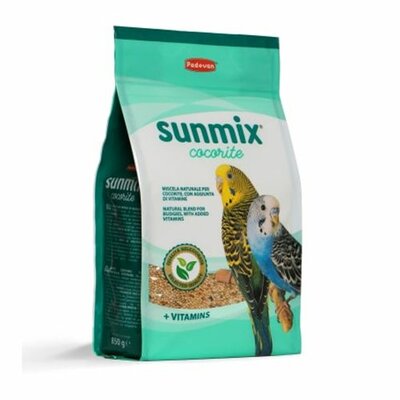 Корм для птиц PADOVAN Sunmix cocorite комплексный основной для волнистых попугаев