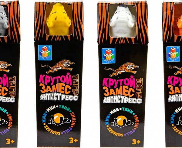 Игрушка 1TOY Крутой замес Тигр 15см