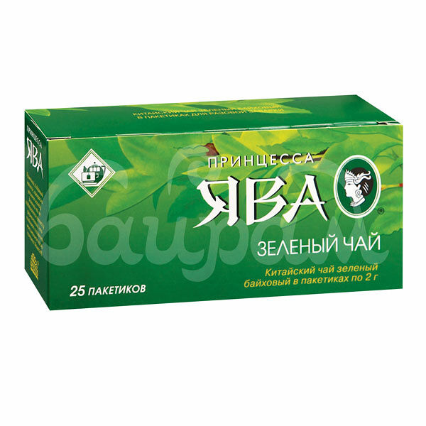 Чай Принцесса Ява 25*2гр Зеленый