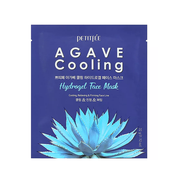 Маска гидрогелевая для лица с экстрактом агавы Petitfee Agave Cooling Hydrogel Face Mask 32 г