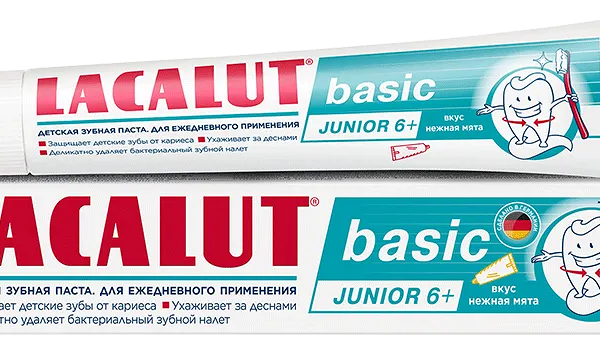 Зубная паста детская Lacalut basic junior 6+ 60г