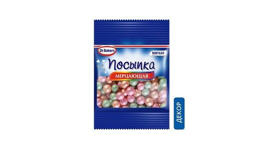 Посыпка Dr.Oetker Мерцающая мягкая 10г