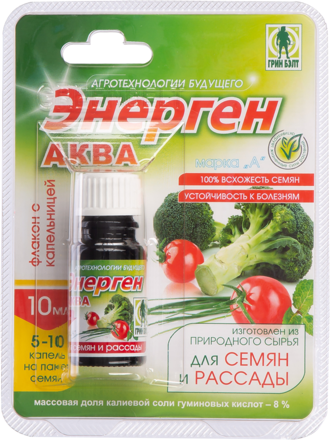 

Удобрение Грин Бэлт для замачивания семян 10мл