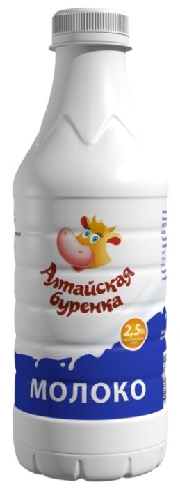 

Молоко Алтайская Буренка пастеризованное, 2.5% 850 г
