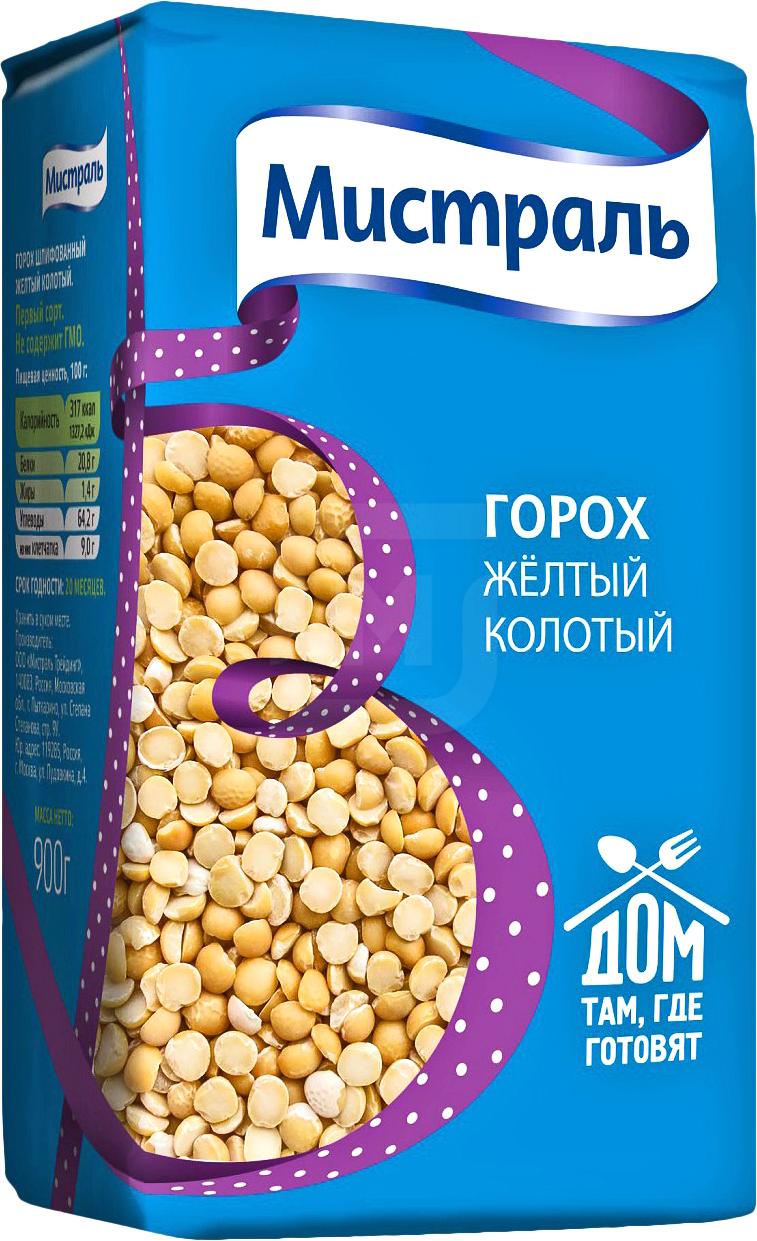 

Горох Мистраль желтый колотый