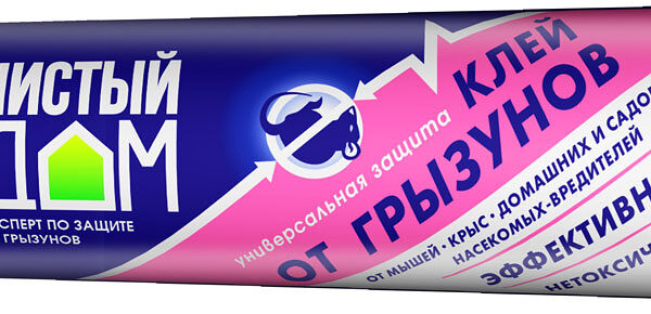 Средство от грызунов и насекомых Чистый Дом Клей туба 60г