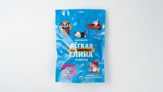 Глина полимерная для лепки, 10 цветов