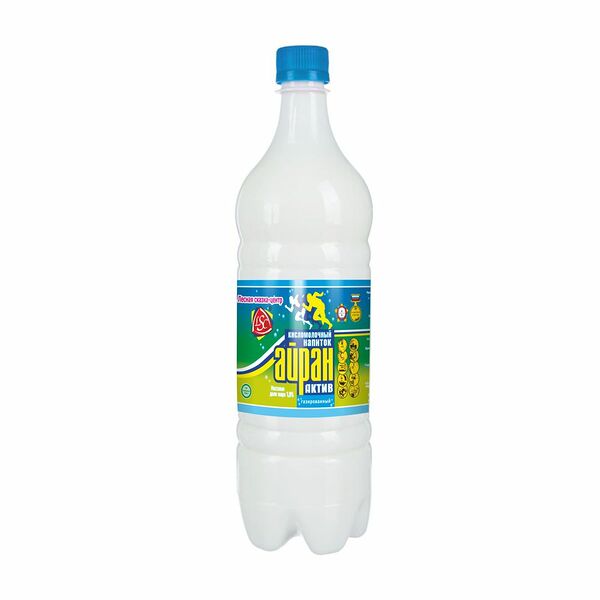 Напиток кисломолочный Айран актив газированный ТМ Лесная сказка 1000мл