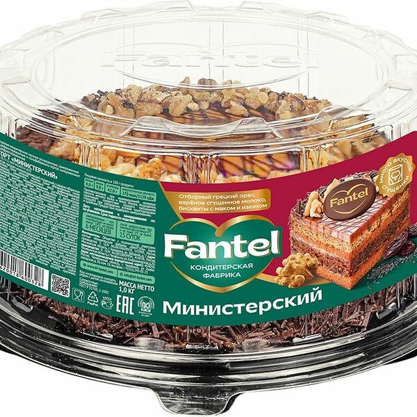 Торт Fantel Министерский 1 кг
