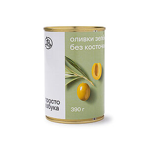 Оливки зелёные крупные без косточки, «Просто Азбука»