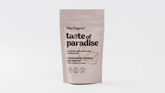 Кокосовые сливки для ванны TASTE OF PARADISE, Miss Organic