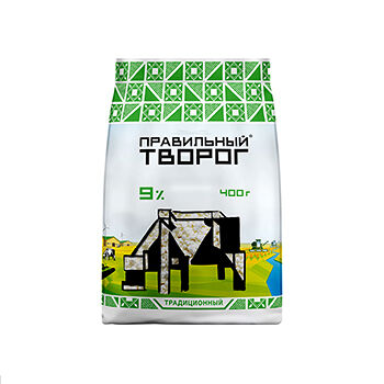 Творог АИСФеР Правильный рассыпчатый 9%