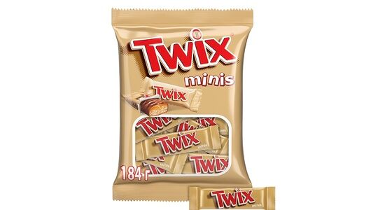 Twix Minis шоколадные конфеты, пакет 184г