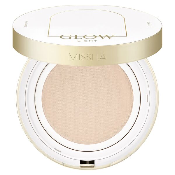 MISSHA Glow Cushion Light Тональный кушон для лица с коллагеном, 13 г, 21P Fair