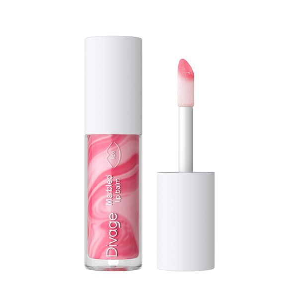 Бальзам-блеск для губ Divage Marbled 02 Холодный розовый 4 мл