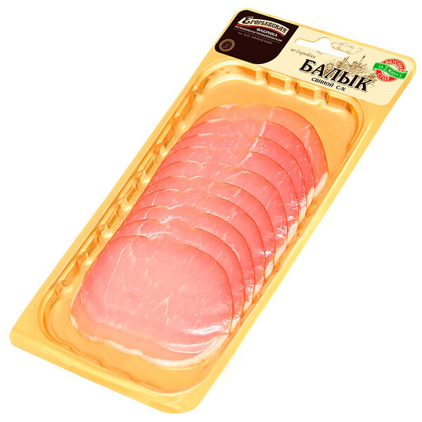 Балык свиной с/к 115 г кат.а мясной продукт Егорьевская фабрика