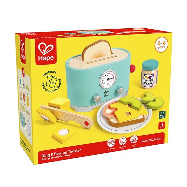Игровой набор Hape с тостером Вкусный завтрак
