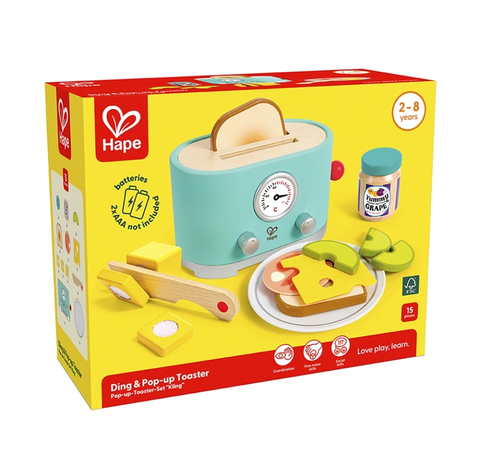 

Игровой набор Hape с тостером Вкусный завтрак