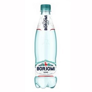 Вода минеральная газированная Borjomi пластиковая бутылка 500 мл
