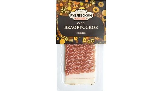 Сало Рублевский Белорусское нарезка 100 г