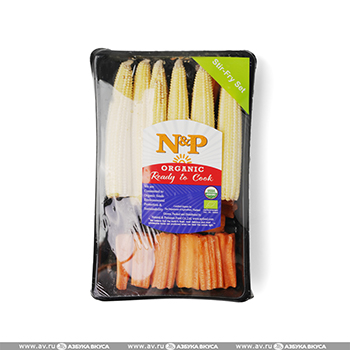 

Овощной микс: морковь, мини-кукуруза