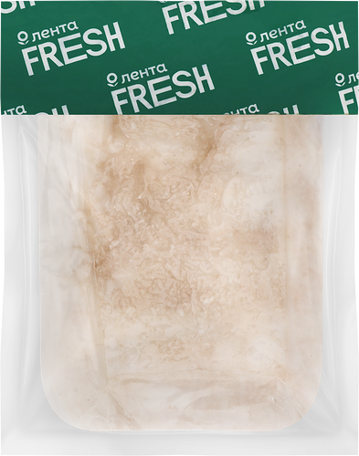 Шпик ЛЕНТА FRESH свиной соленый в вакуумной упаковке до 500г