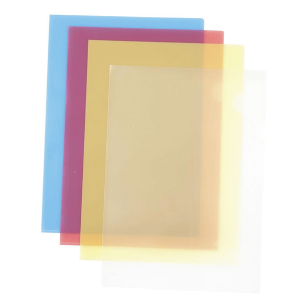 Папка-уголок Sigma прозрачная А4, 0.18 мм, 20 шт