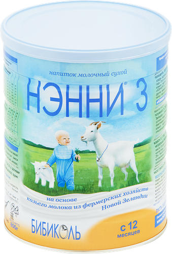 Молочная смесь Нэнни 3 на основе козьего молока с 12 месяцев