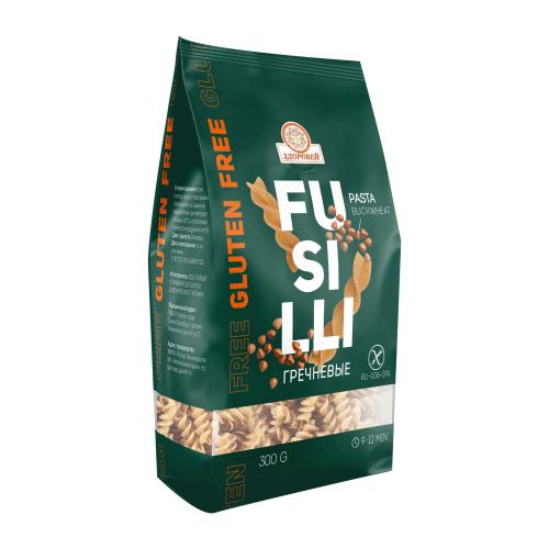 

Макароны Здоровей гречневые Fusilli спиральки без глютена, 300 г