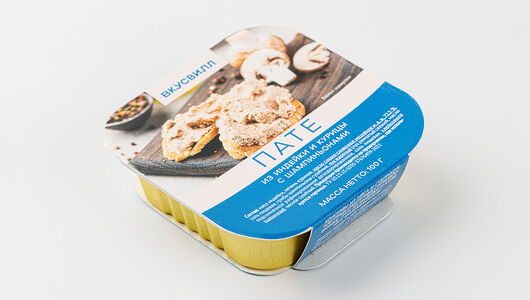 Пате из индейки и курицы с шампиньонами