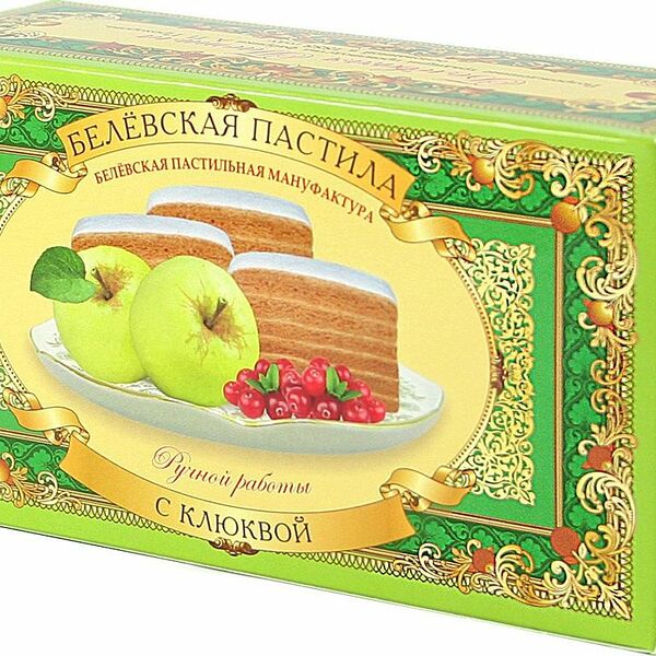 Пастила Белевская пастильная мануфактура с клюквой