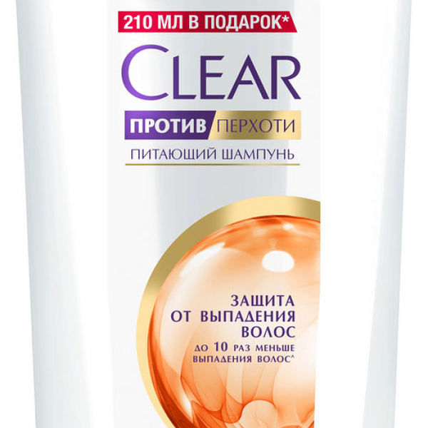 Шампунь для волос CLEAR Защита от выпадения волос, против перхоти