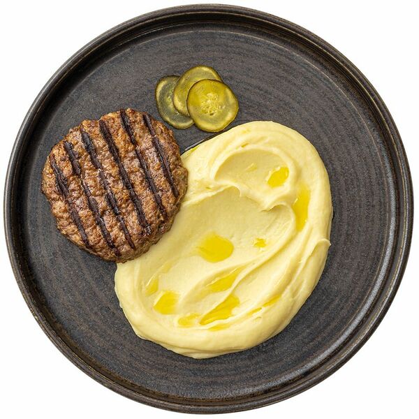 Бифштекс из говядины с картофельным пюре, Шеф Перекрёсток, 250г
