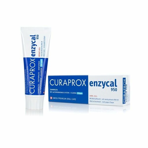 Зубная паста Curaprox Enzycal 950 75 мл