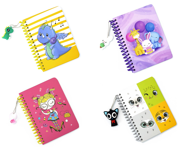 Записная книжка АппликА А6 линейка, 80 л, в ассортименте