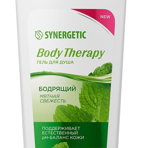 Гель для душа Synergetic Мятная свежесть