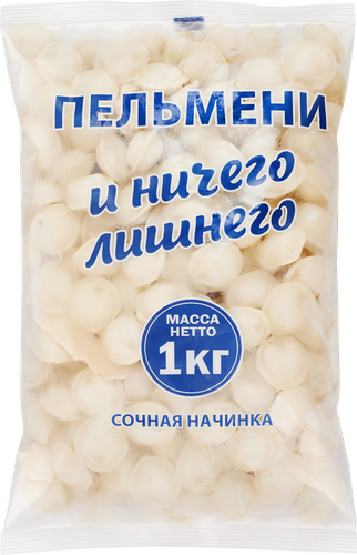 

Пельмени И ничего лишнего Сочная начинка 1 кг