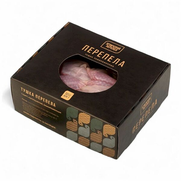 Тушки перепелов Qegg 1 сорт замороженные, 420г
