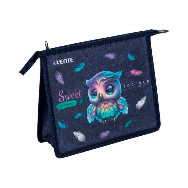 Папка д/тетр. А5 на молнии  картон/пластик  Happy
Owl deVENTE 243*200*80мм арт8056419