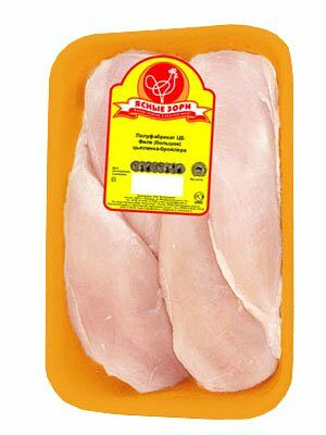 Филе цыпленка-бройлера Ясные Зори охлажденное вес