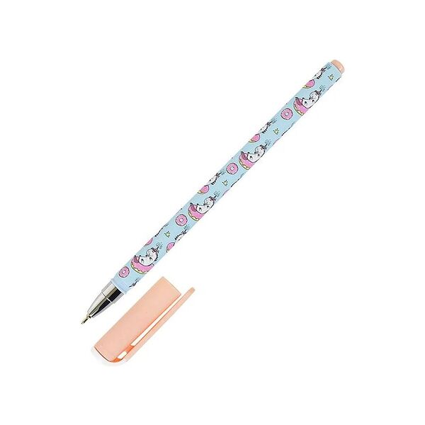 Ручка масляная LOREX Illegally cute.unicorn Slim Soft синий, 0,5мм, Арт. LXOPSS-IC6