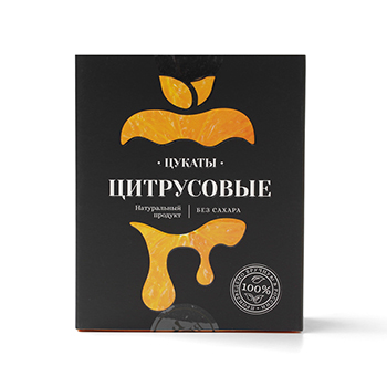 

Цукаты цитрусовые Briut с сиропом топинамбура 80 г