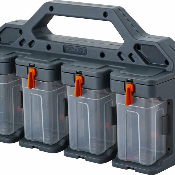 Органайзер для мелочей Blocker Expert 8 модулей серо-свинцовый/оранжевый