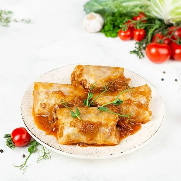 Голубцы с мясом в томатно-овощном соусе 500 г