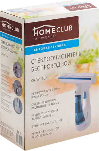 

Стеклоочиститель Homeclub GT-WC106 белый