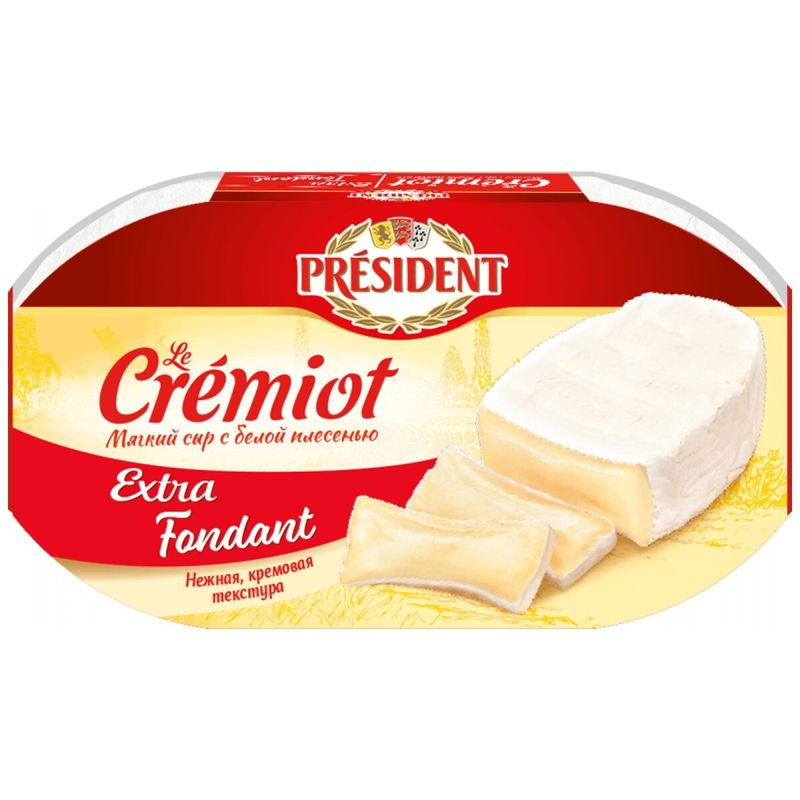 

Сыр President le Cremiot с белой плесенью 60% БЗМЖ 200 г
