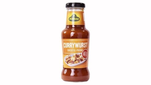Соус карри Kuhne Curry sausage sauce томатный с луком, карри и имбирем 250г