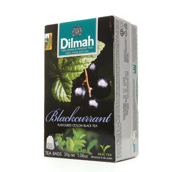 Чай черный Dilmah черная смородина 30г, 20 пак*1,5г